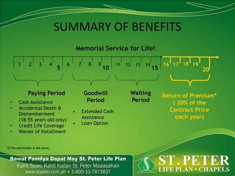 st peter life plan benefits.